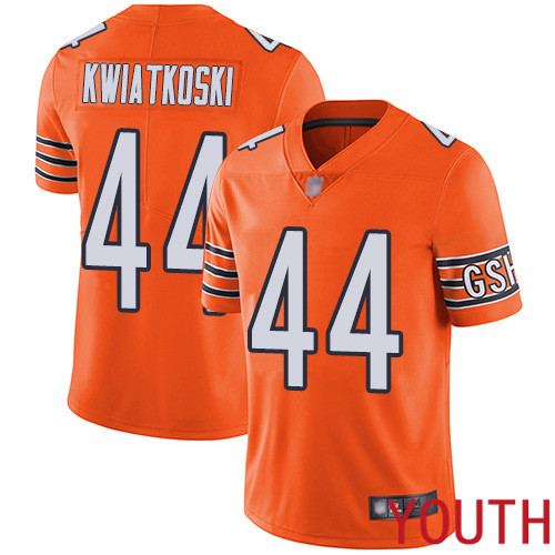Chicago Bears Limited Orange Youth Nick Kwiatkoski Alternate Jersey NFL Football #44 Vapor Untouchable